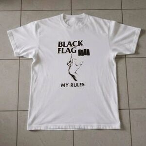 "My Rules" Graphic Tee - White